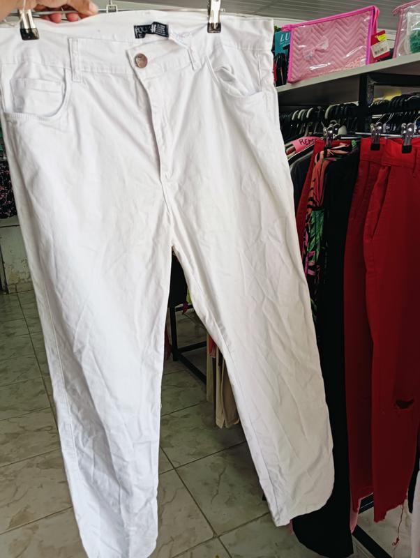 PANTALON BLANCO HOMBRE