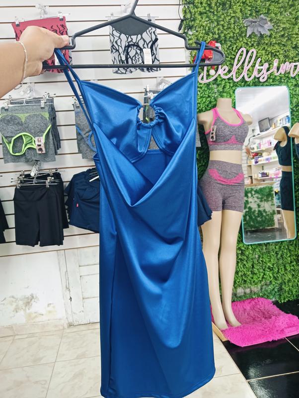 VESTIDO CORTO SATEN CORSET