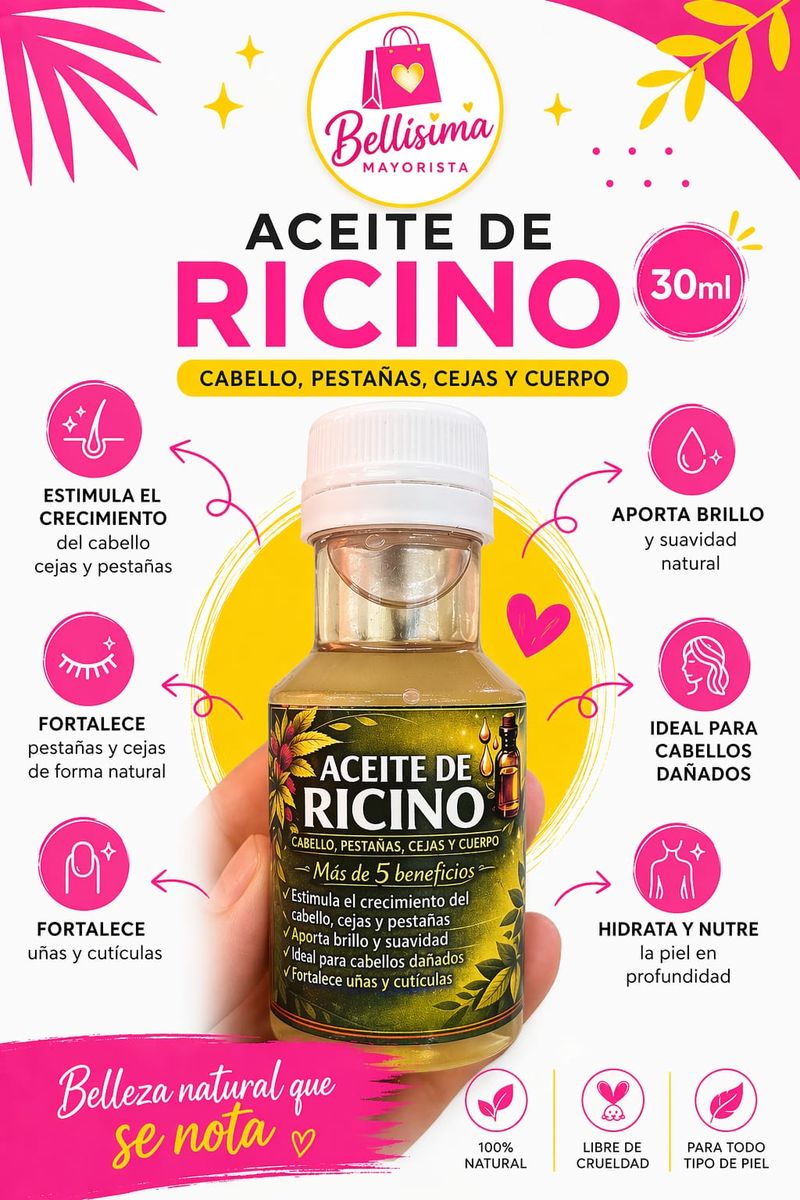 ACEITE DE RICINO PURO 30ML