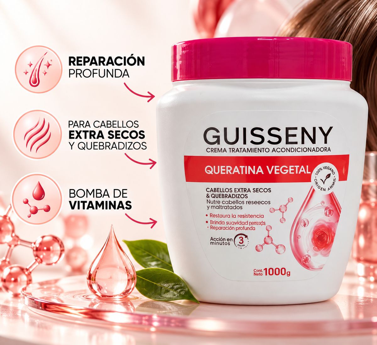 BAÑO DE CREMA KERATINA VEGETAL X 1KG