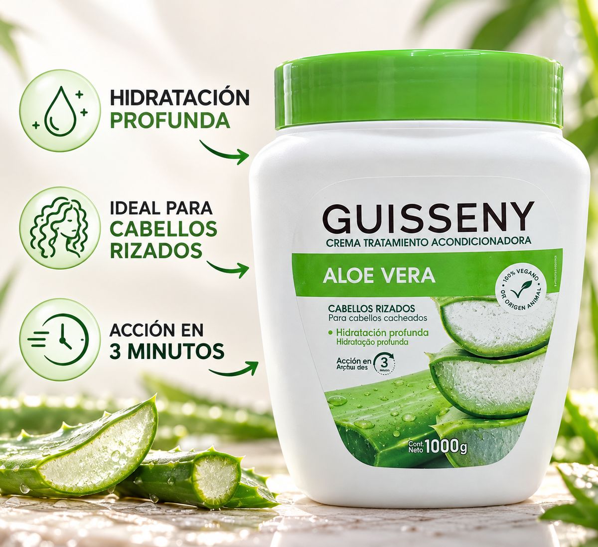 BAÑO DE CREMA ALOE VERA X 1KG