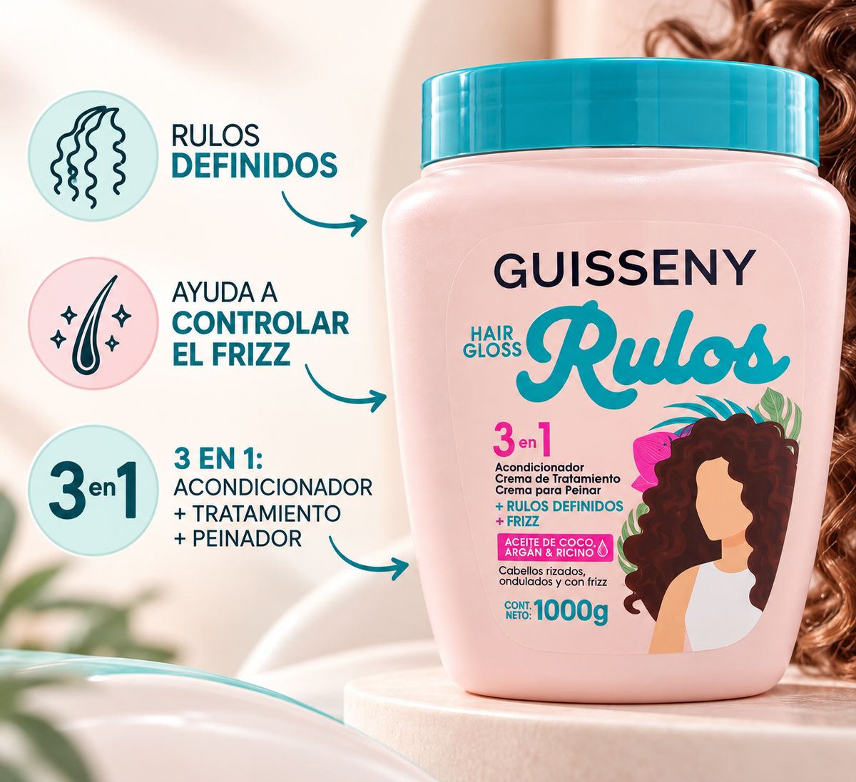 BAÑO DE CREMA RULOS X 1KG